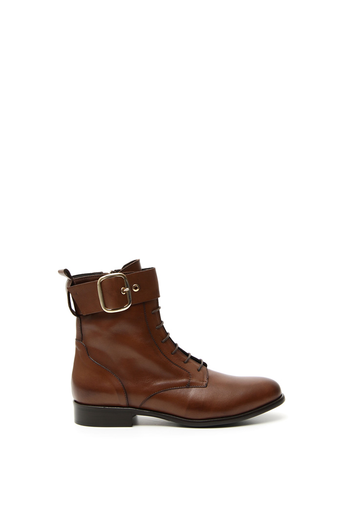 Stivaletto stringato in pelle Fashion Market Stivaletto stringato in pelle Fashion Market