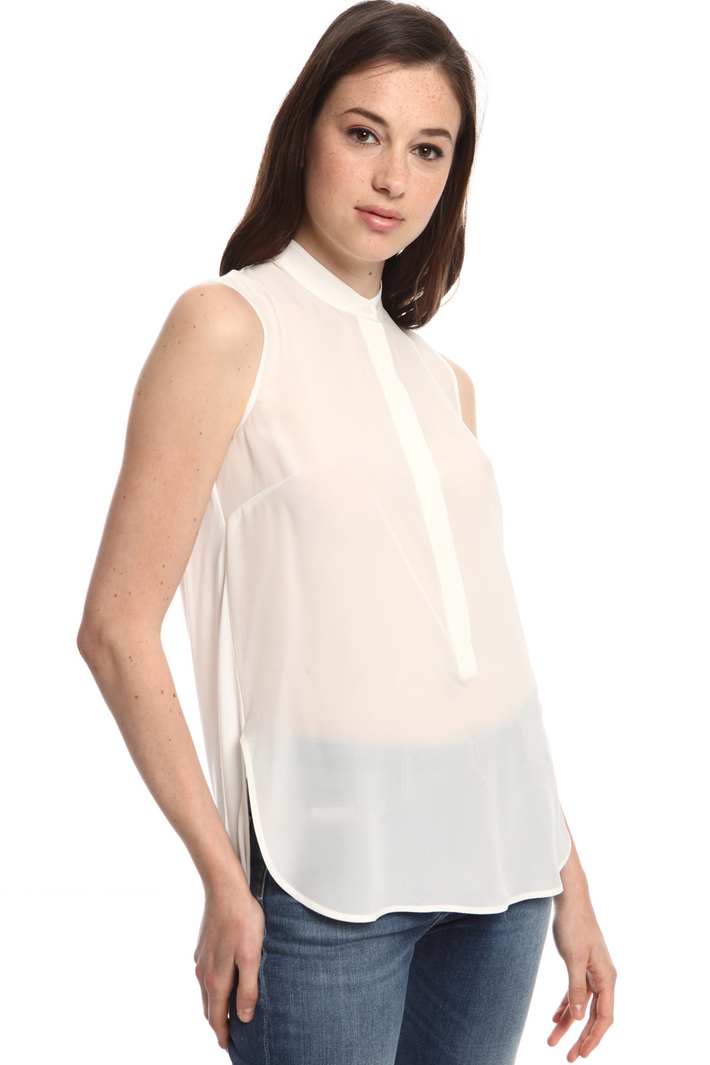 Top misto seta e jersey Fashion Market Top misto seta e jersey Fashion Market