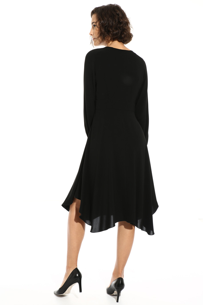 Abito midi in triacetato Fashion Market Abito midi in triacetato Fashion Market