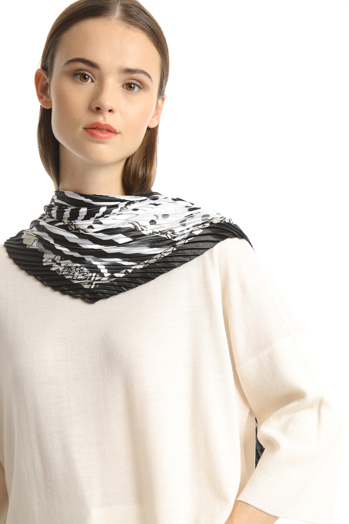 Foulard plissé stampato Fashion Market Foulard plissé stampato Fashion Market