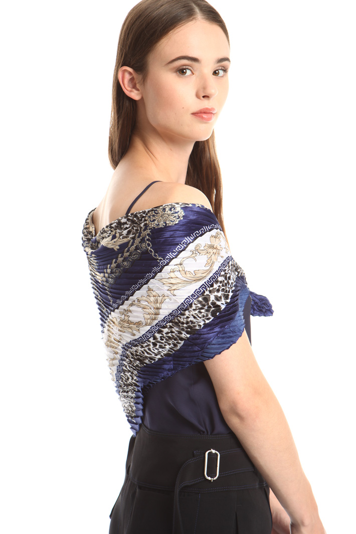 Foulard in raso plissé Fashion Market Foulard in raso plissé Fashion Market