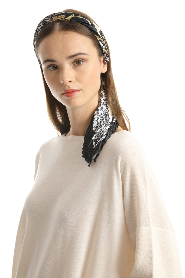 Foulard in raso plissé Fashion Market Foulard in raso plissé Fashion Market