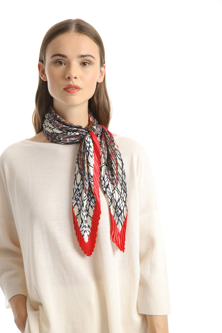 Foulard in raso di viscosa Fashion Market Foulard in raso di viscosa Fashion Market