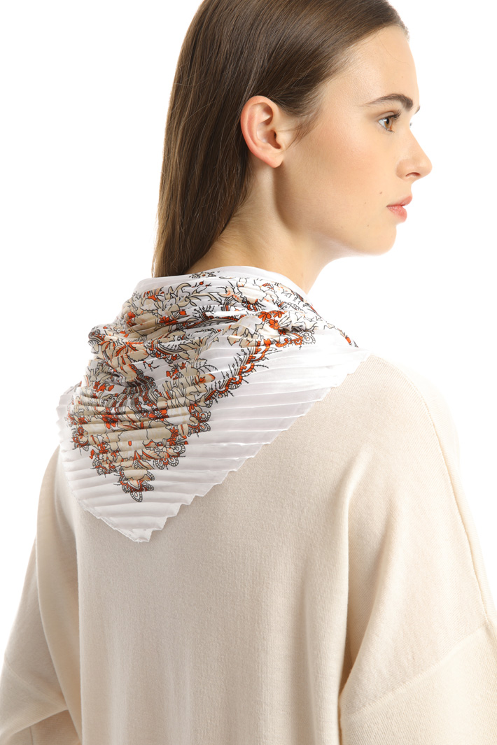 Foulard in raso stampato Fashion Market Foulard in raso stampato Fashion Market