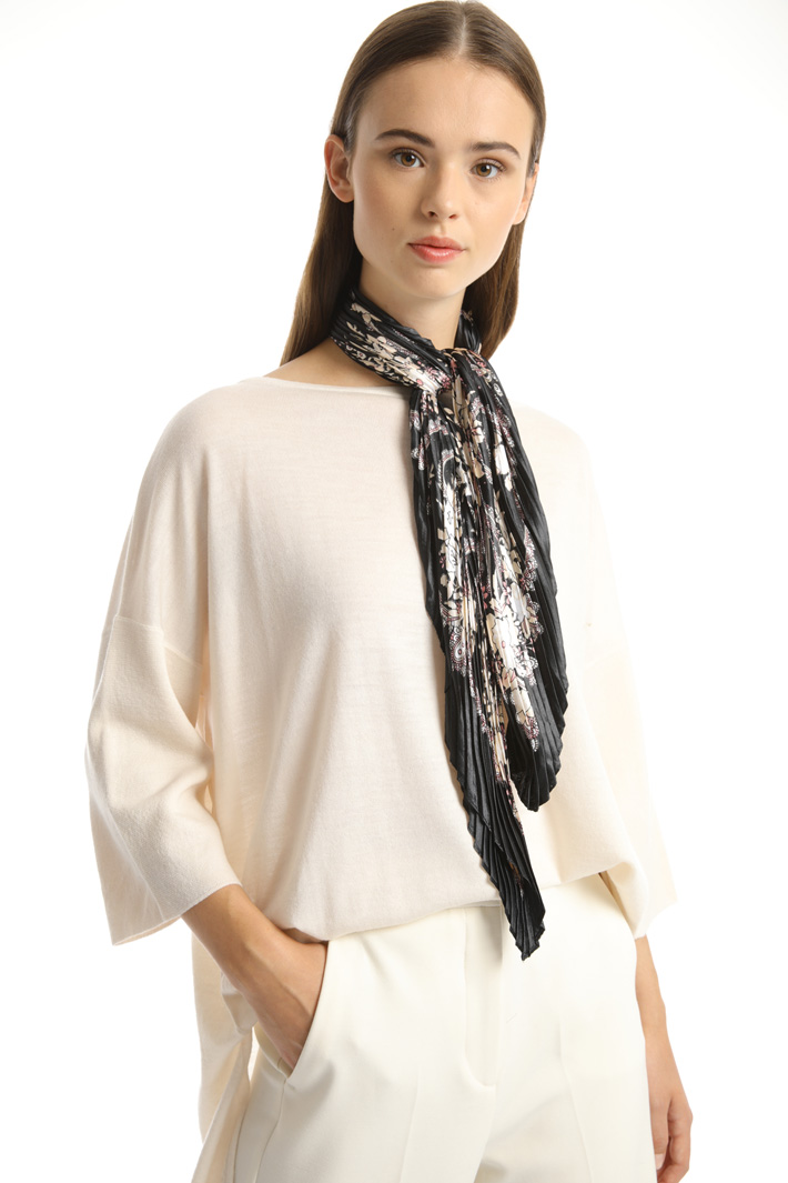 Foulard in raso stampato Fashion Market Foulard in raso stampato Fashion Market
