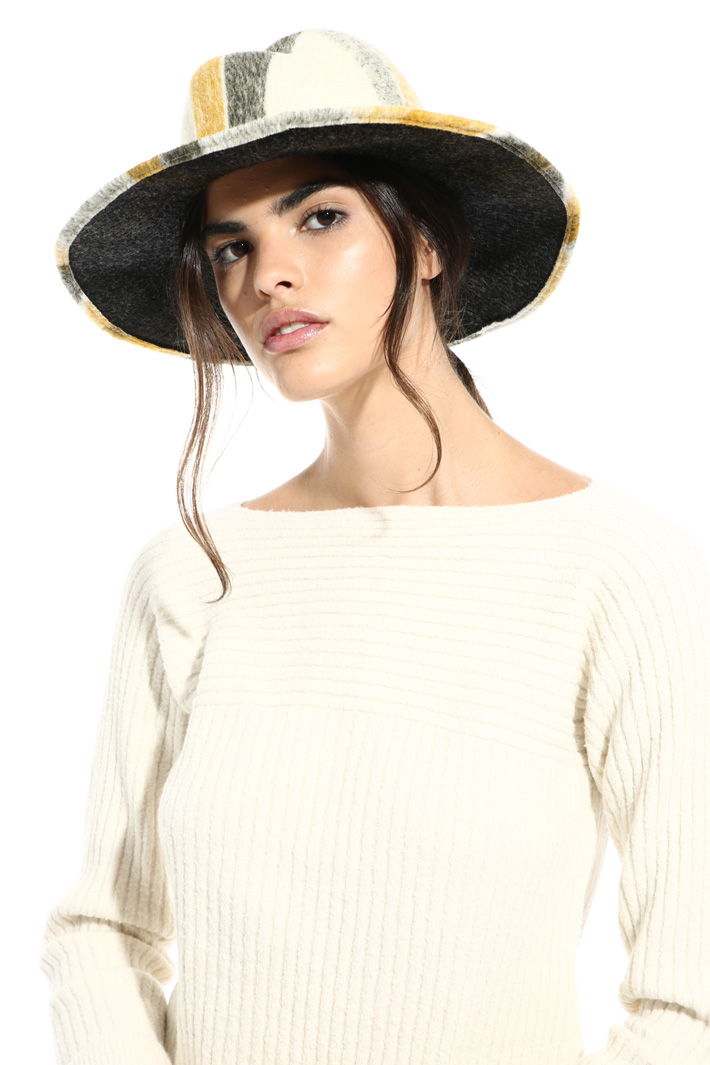 Fedora in feltro a fantasia Fashion Market Fedora in feltro a fantasia Fashion Market