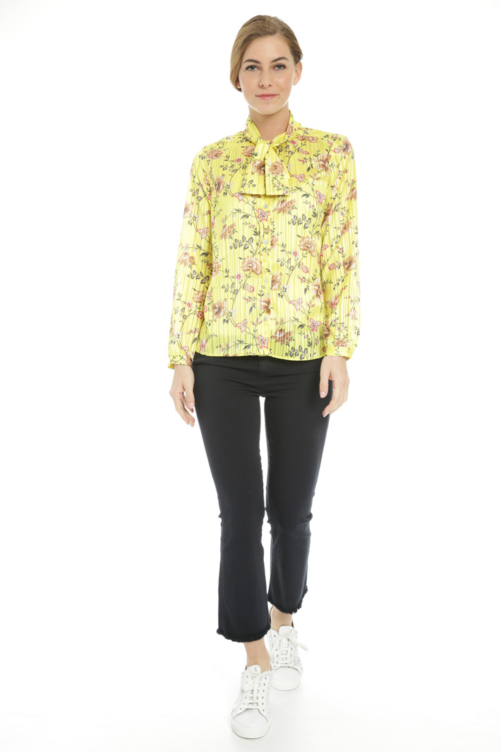 Camicia in chiffon con top Fashion Market Camicia in chiffon con top Fashion Market