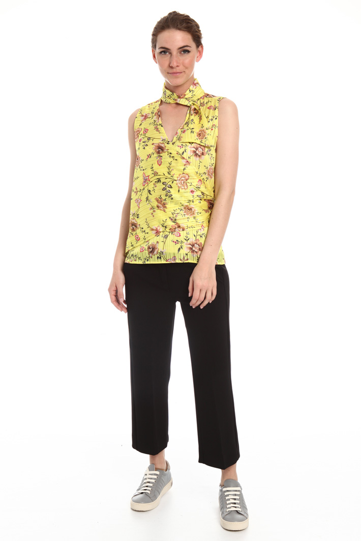 Top in chiffon stampato Fashion Market Top in chiffon stampato Fashion Market