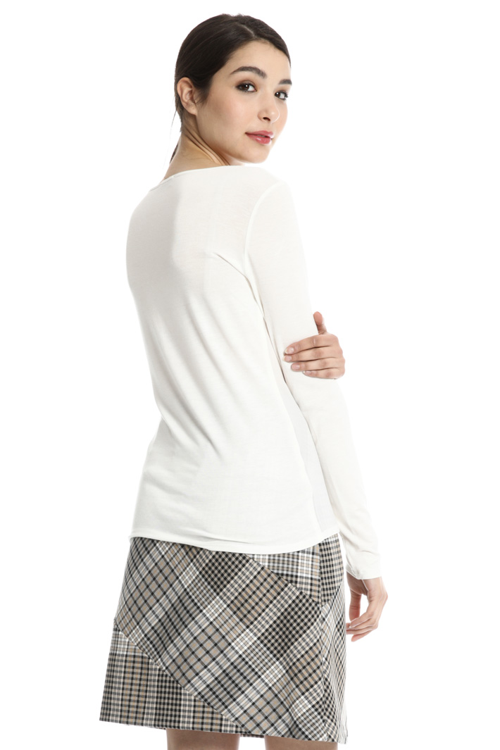 Top con collo drappeggiato Fashion Market Top con collo drappeggiato Fashion Market
