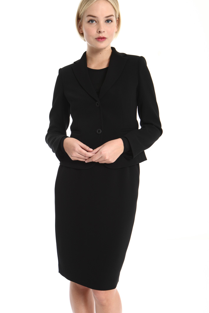 Blazer corto in cady Fashion Market Blazer corto in cady Fashion Market