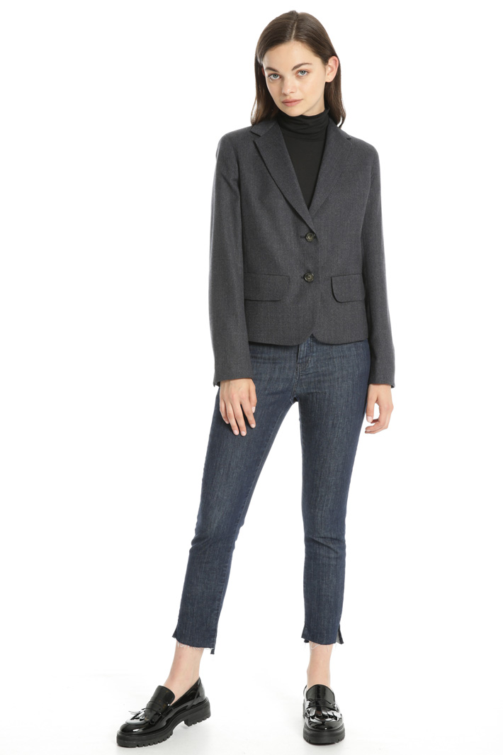 Blazer in flanella di lana Fashion Market Blazer in flanella di lana Fashion Market