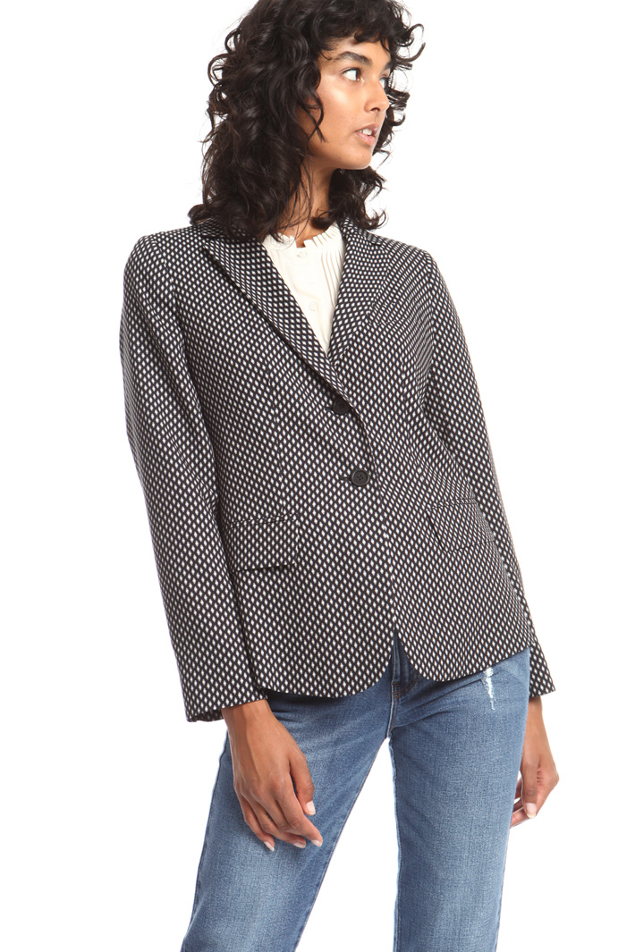 Blazer in cady crepe Fashion Market Blazer in cady crepe Fashion Market