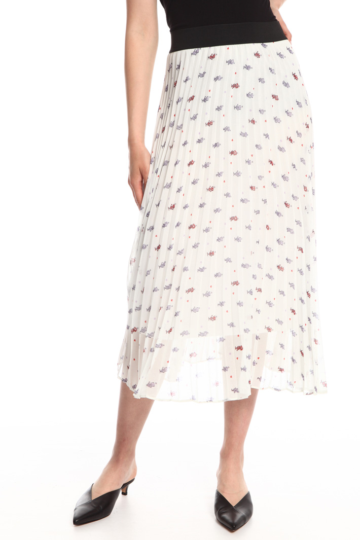 Gonna in georgette stampata Fashion Market Gonna in georgette stampata Fashion Market