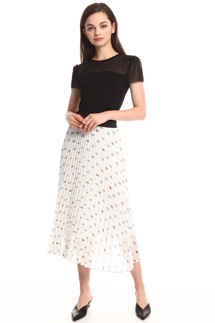 Gonna in georgette stampata Fashion Market Gonna in georgette stampata Fashion Market