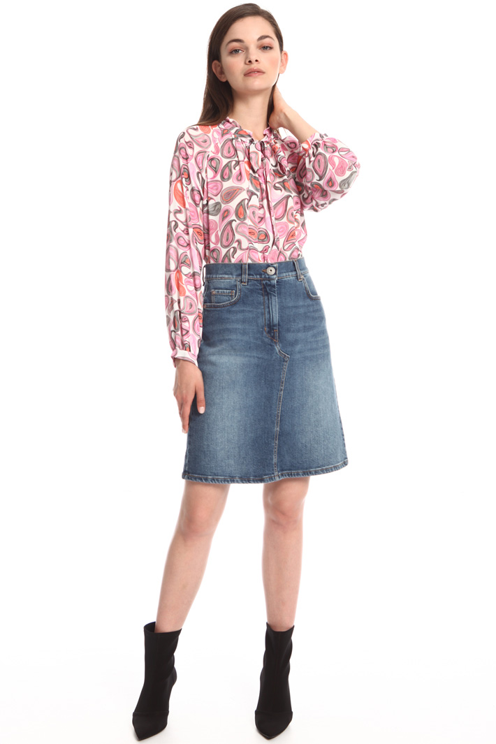 Gonna in denim stretch Fashion Market Gonna in denim stretch Fashion Market