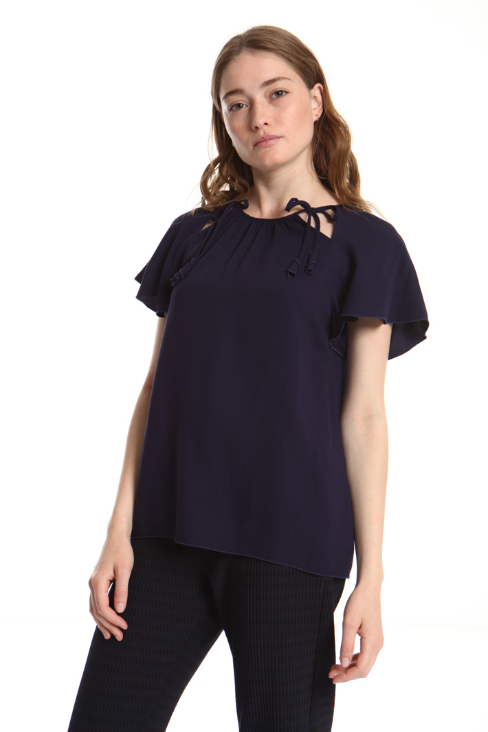 Top in crepe di viscosa Fashion Market Top in crepe di viscosa Fashion Market