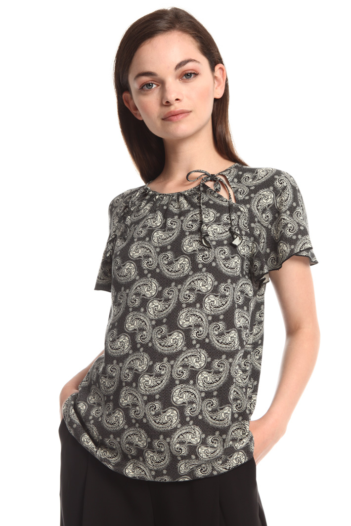 Top in crepe di viscosa Fashion Market Top in crepe di viscosa Fashion Market