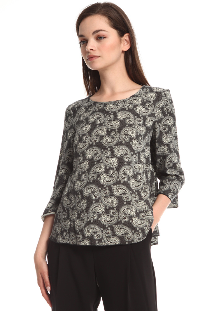 Blusa fluida in viscosa Fashion Market Blusa fluida in viscosa Fashion Market
