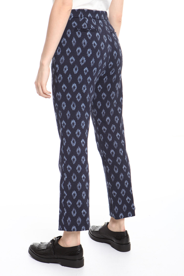 Pantalone dritto jacquard Fashion Market Pantalone dritto jacquard Fashion Market