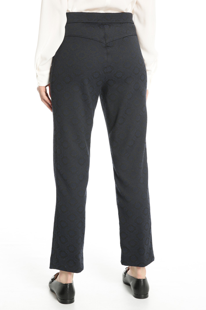 Pantalone jacquard stretch Fashion Market Pantalone jacquard stretch Fashion Market