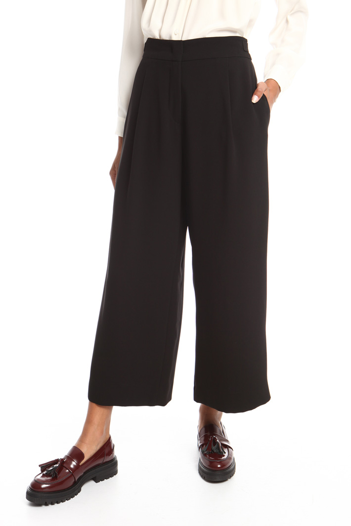 Pantalone ampio in cady Fashion Market Pantalone ampio in cady Fashion Market
