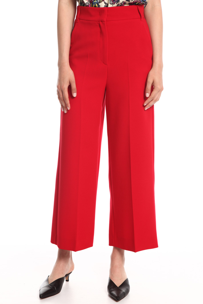 Pantalone cropped a vita alta Fashion Market Pantalone cropped a vita alta Fashion Market