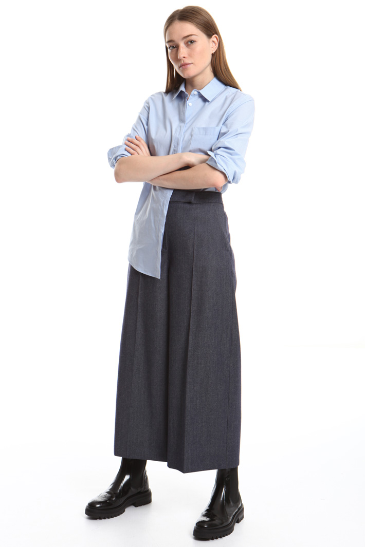 Pantaloni cropped in lana Fashion Market Pantaloni cropped in lana Fashion Market