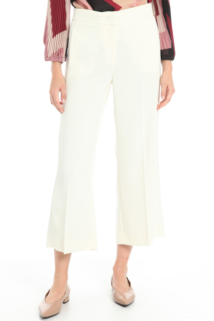 Pantalone in crepe enver satin Fashion Market Pantalone in crepe enver satin Fashion Market