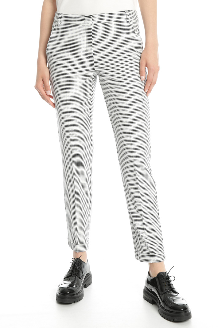 Pantalone lungo jacquard Fashion Market Pantalone lungo jacquard Fashion Market