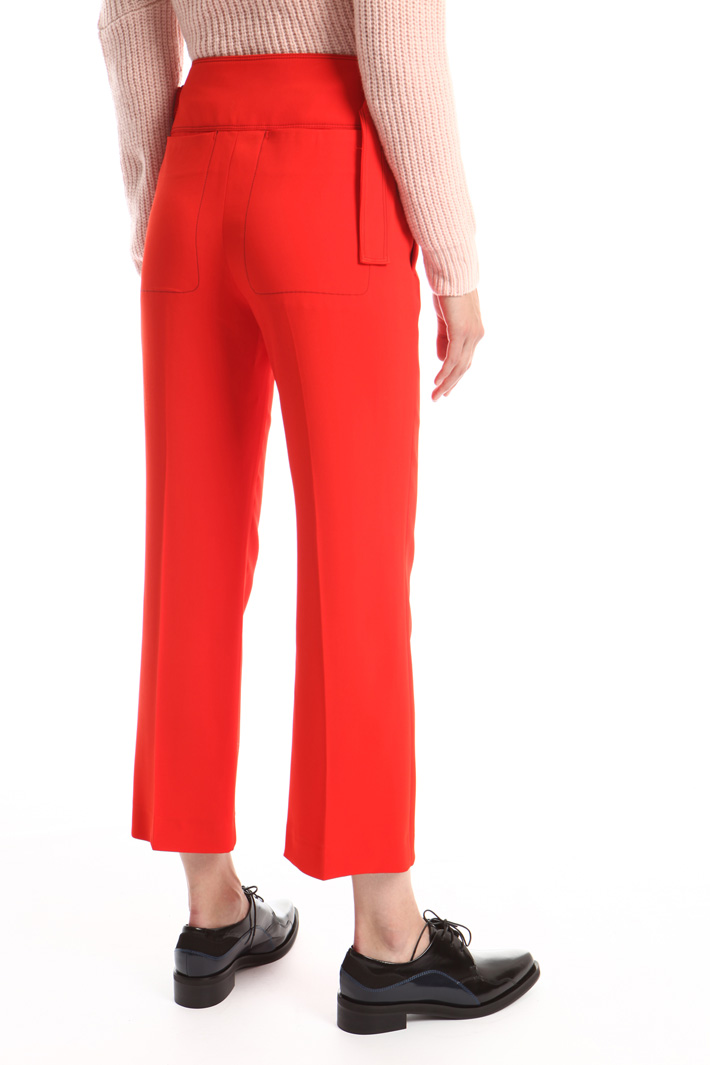 Pantalone cropped a vita alta Fashion Market Pantalone cropped a vita alta Fashion Market