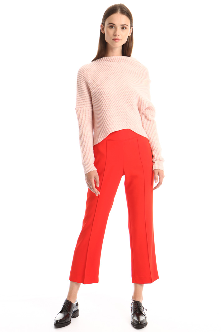 Pantalone cropped a vita alta Fashion Market Pantalone cropped a vita alta Fashion Market