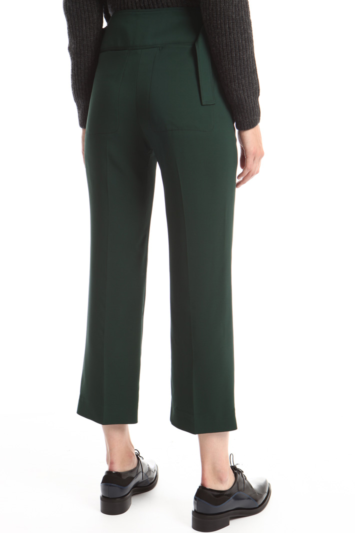 Pantalone cropped a vita alta Fashion Market Pantalone cropped a vita alta Fashion Market