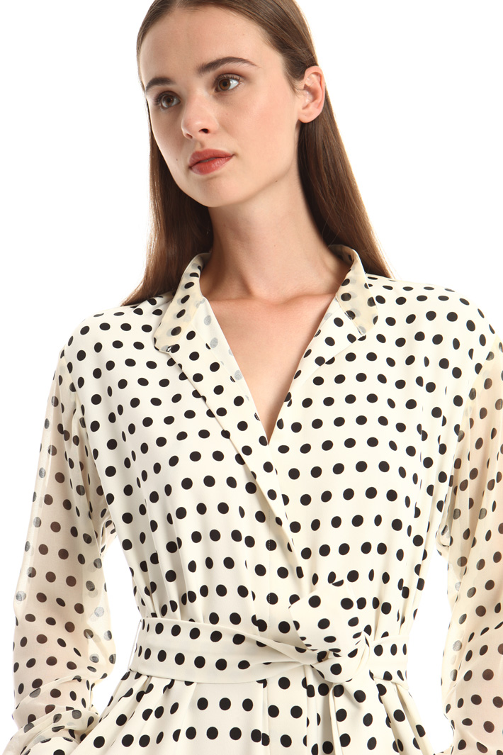 Abito in crepe enver satin Fashion Market Abito in crepe enver satin Fashion Market