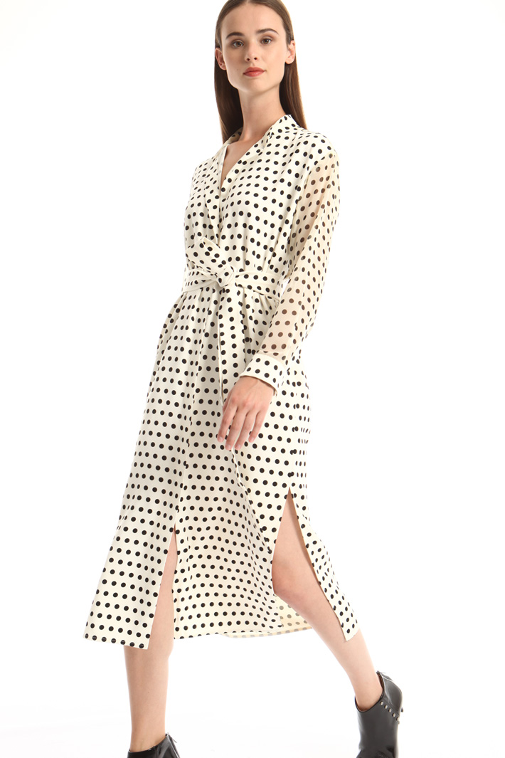 Abito in crepe enver satin Fashion Market Abito in crepe enver satin Fashion Market