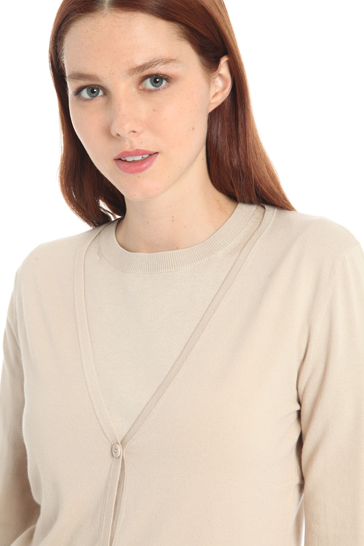 Cardigan in viscosa Fashion Market Cardigan in viscosa Fashion Market