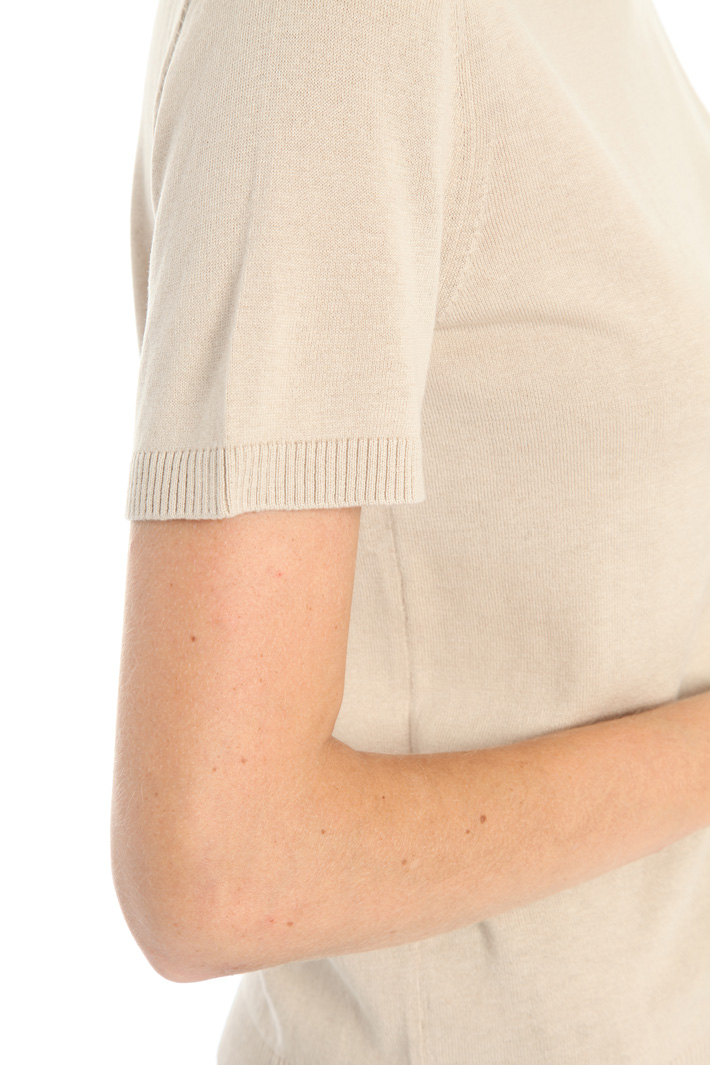 T- shirt in seta e cotone Fashion Market T- shirt in seta e cotone Fashion Market