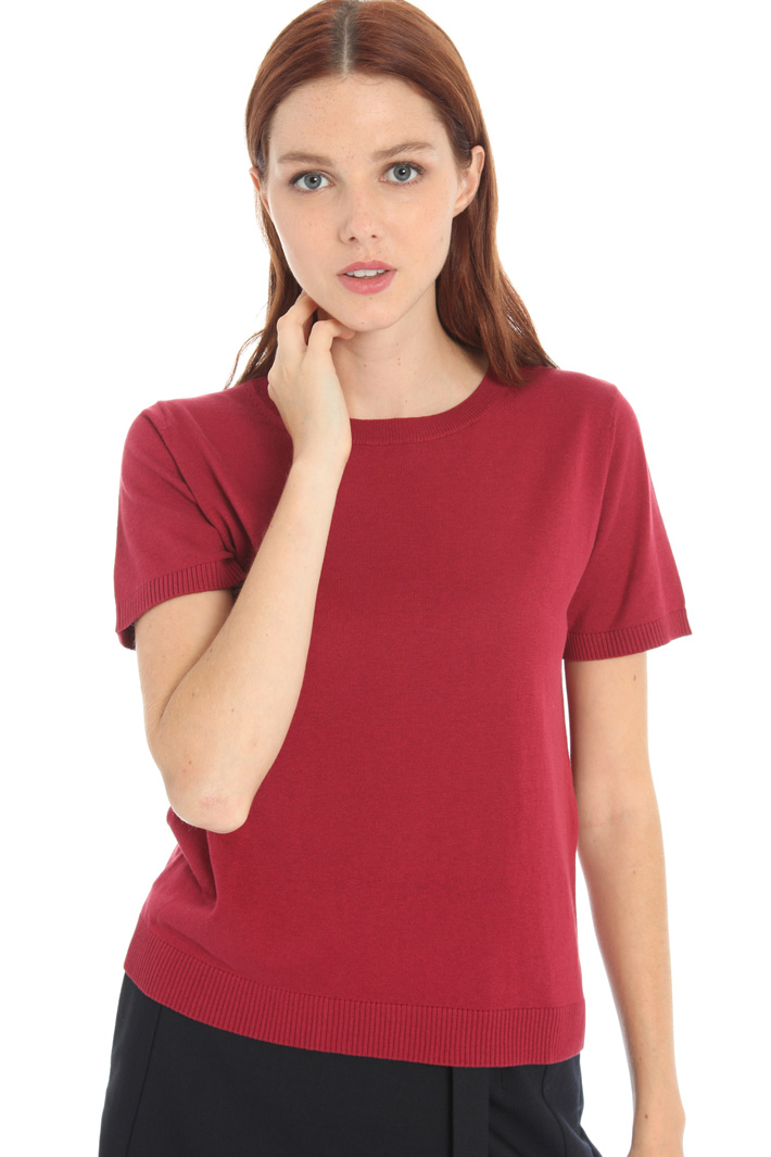 T- shirt in seta e cotone Fashion Market T- shirt in seta e cotone Fashion Market