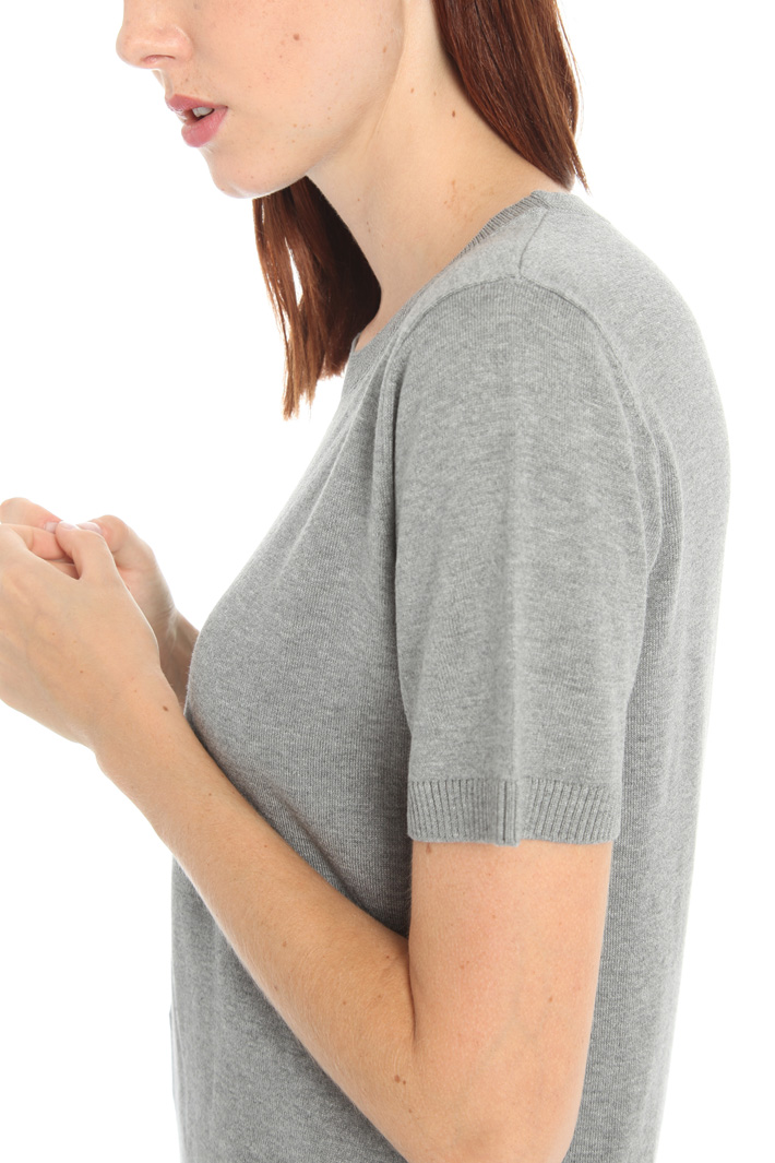 T- shirt in seta e cotone Fashion Market T- shirt in seta e cotone Fashion Market