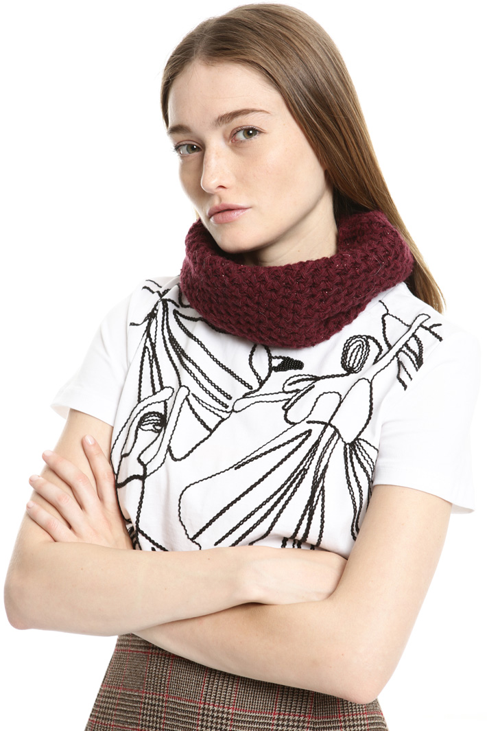 Collo in maglia lurex Fashion Market Collo in maglia lurex Fashion Market