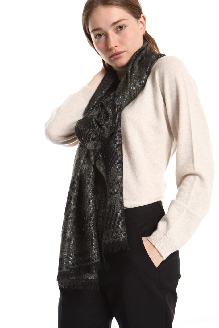 Sciarpa jacquard lurex Fashion Market Sciarpa jacquard lurex Fashion Market