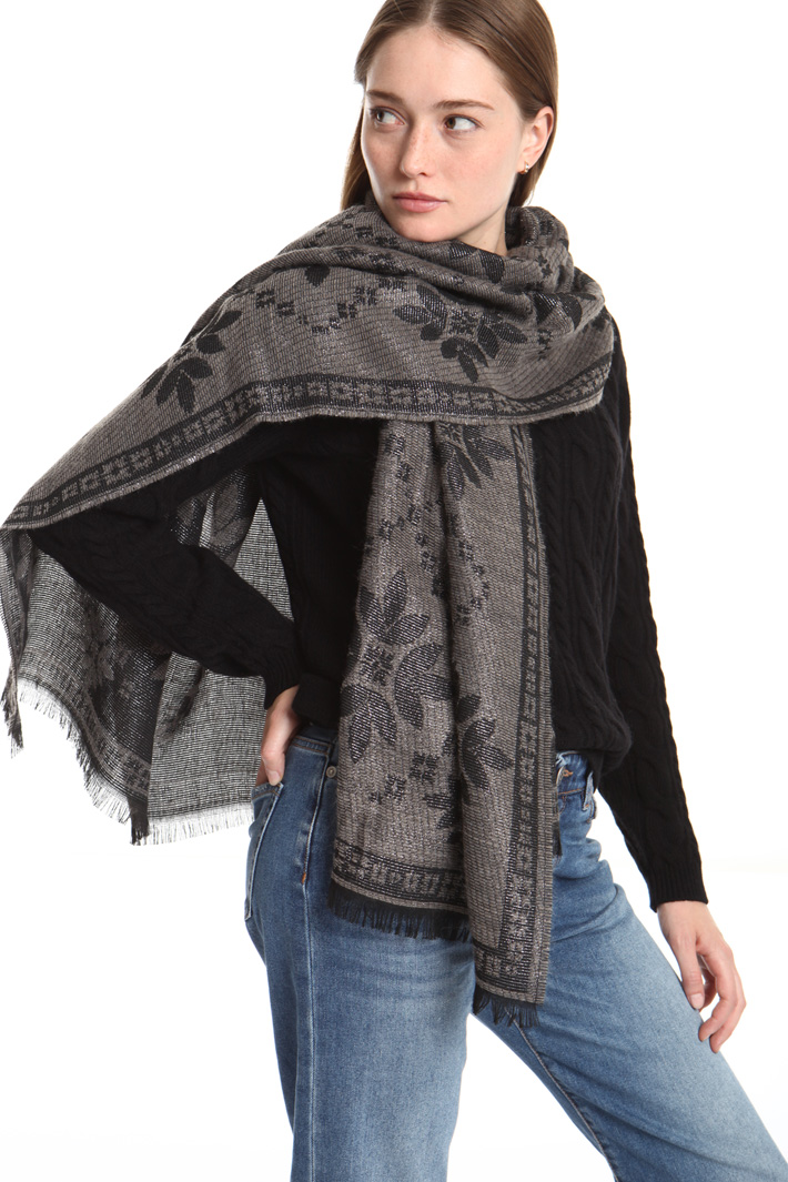 Sciarpa jacquard lurex Fashion Market Sciarpa jacquard lurex Fashion Market