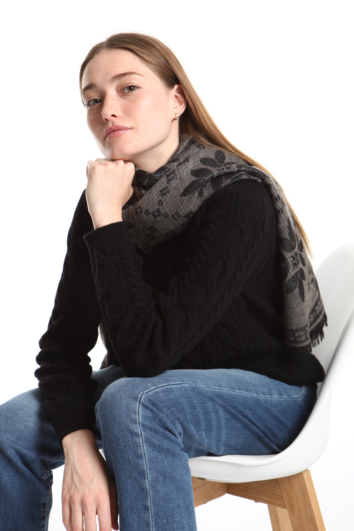 Sciarpa jacquard lurex Fashion Market Sciarpa jacquard lurex Fashion Market
