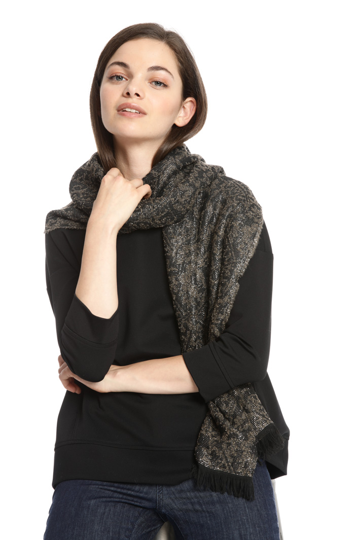 Sciarpa jacquard lurex Fashion Market Sciarpa jacquard lurex Fashion Market