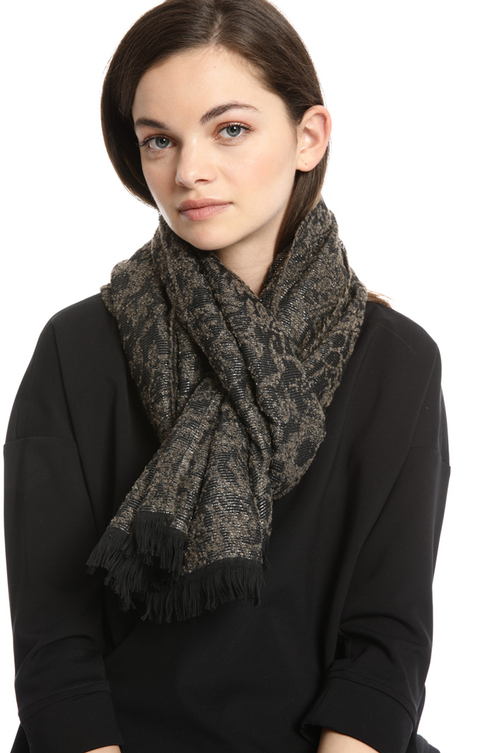 Sciarpa jacquard lurex Fashion Market Sciarpa jacquard lurex Fashion Market