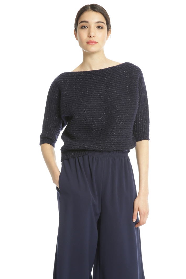 Maglia boxy a coste Fashion Market Maglia boxy a coste Fashion Market