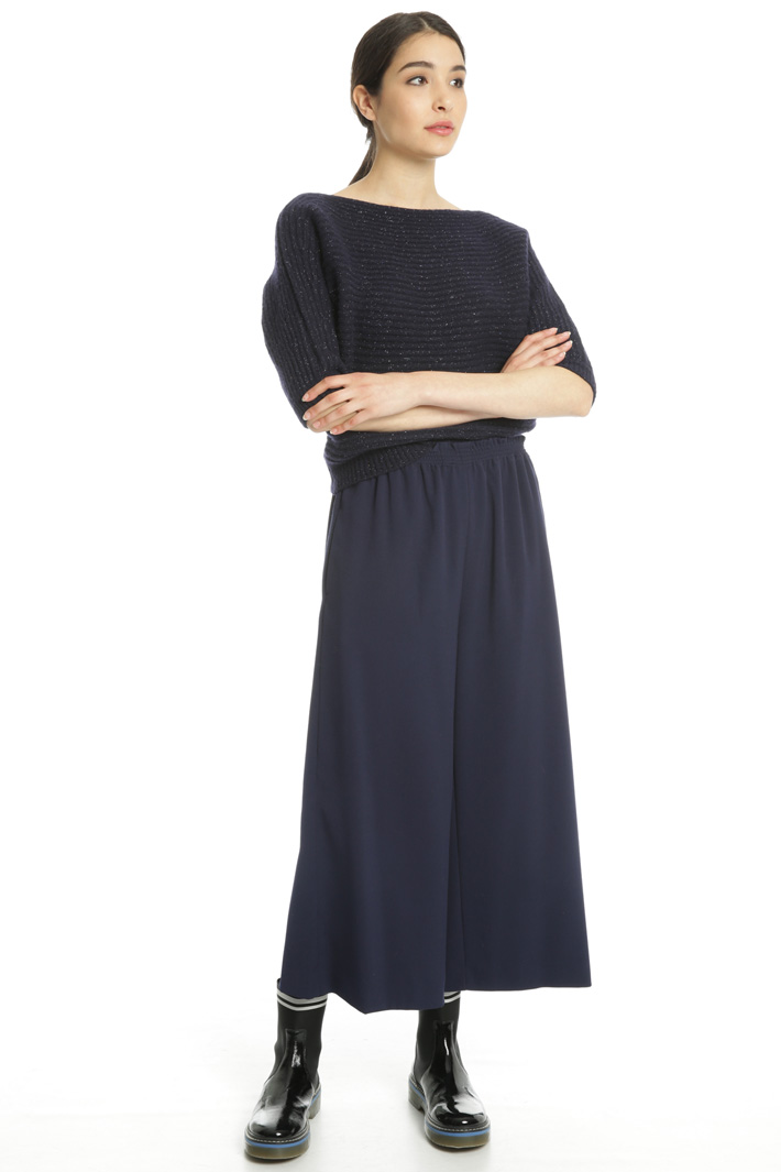 Maglia boxy a coste Fashion Market Maglia boxy a coste Fashion Market