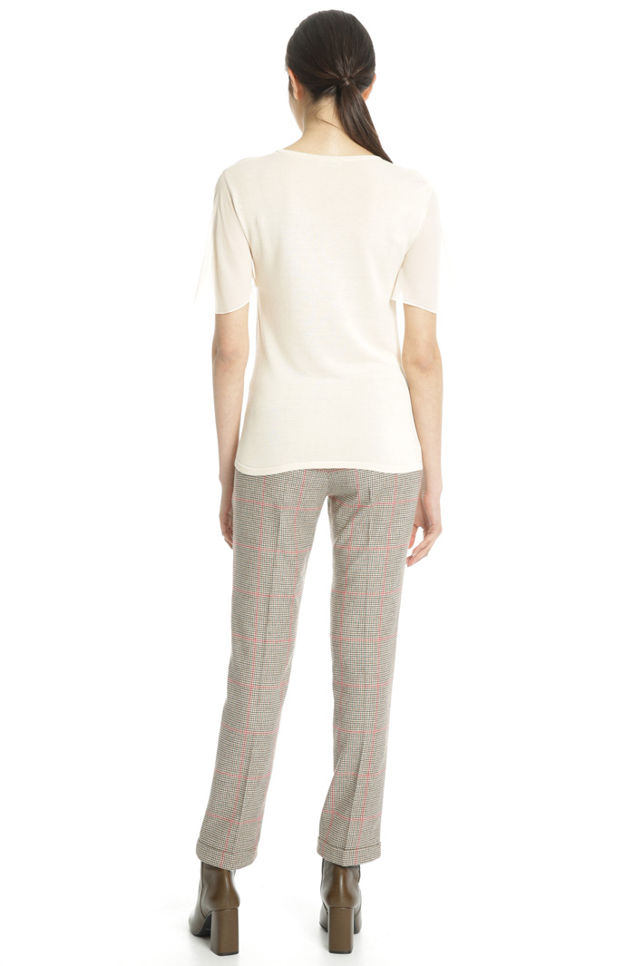 Maglia con maniche georgette Fashion Market Maglia con maniche georgette Fashion Market