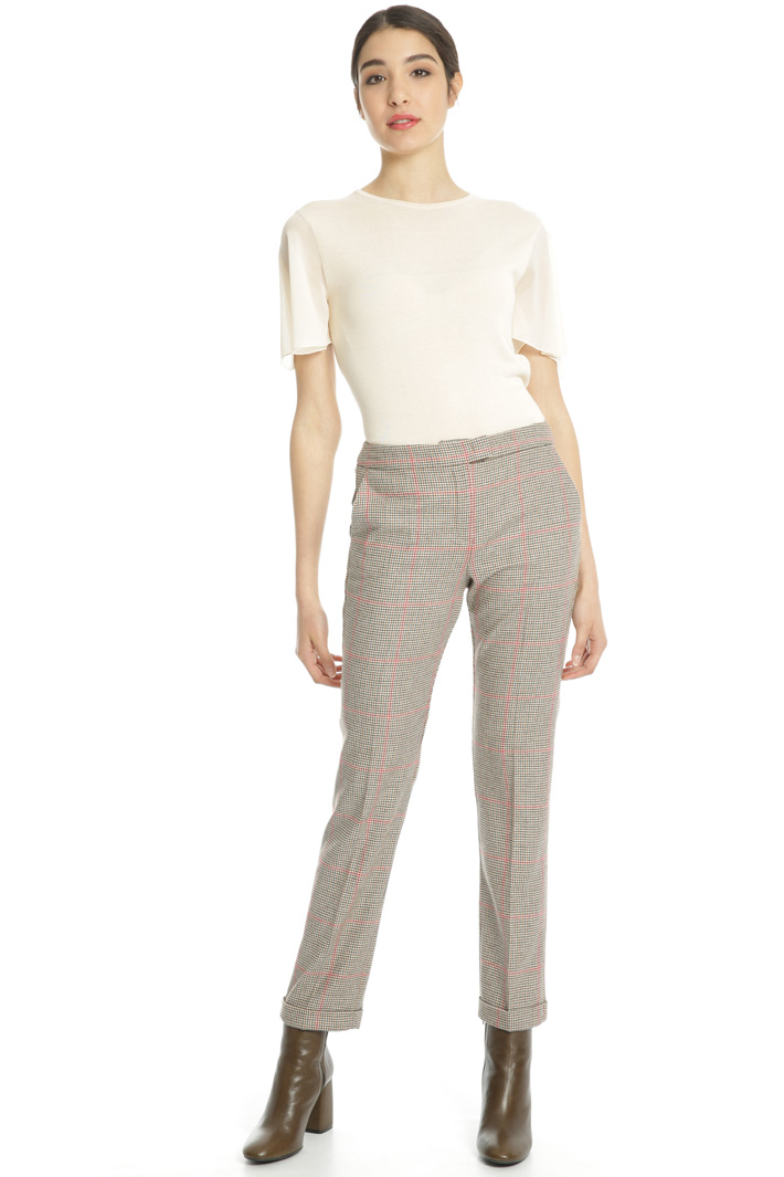 Maglia con maniche georgette Fashion Market Maglia con maniche georgette Fashion Market