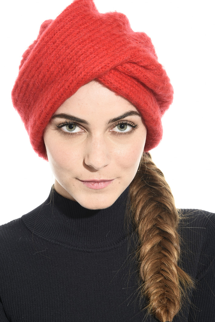 Cappello turbante in mohair Fashion Market Cappello turbante in mohair Fashion Market