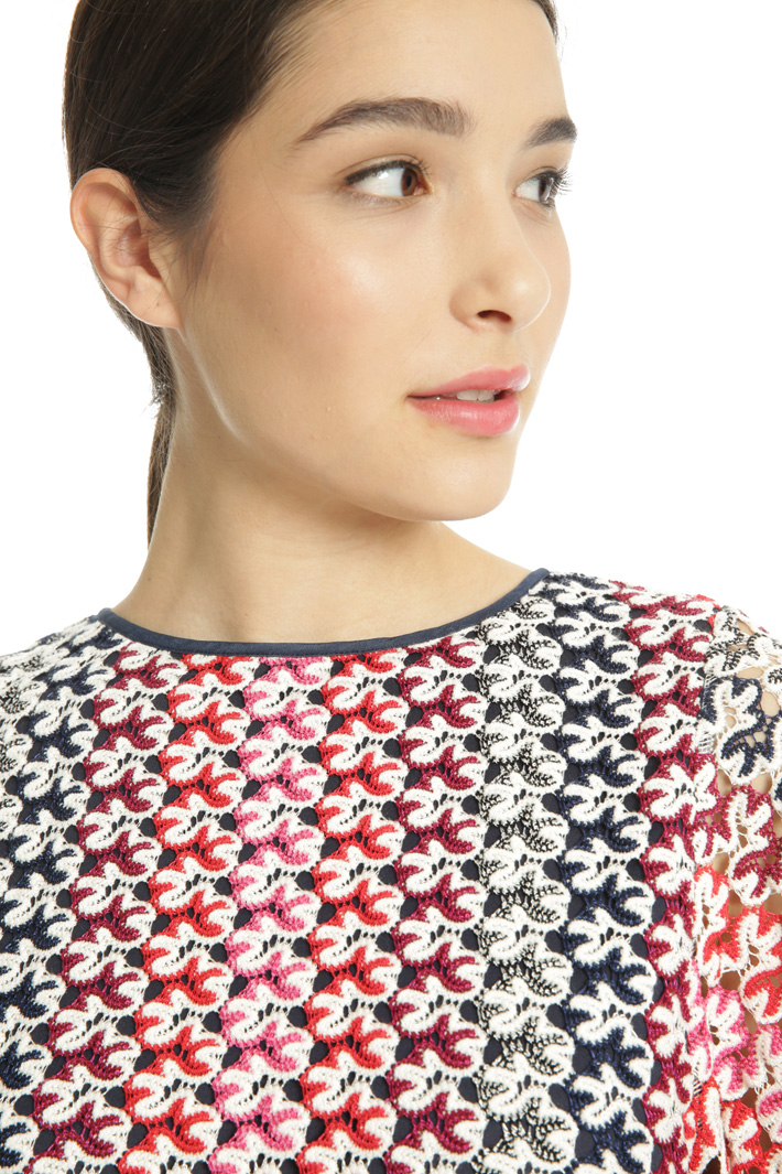 Abito in macramé multicolor Fashion Market Abito in macramé multicolor Fashion Market